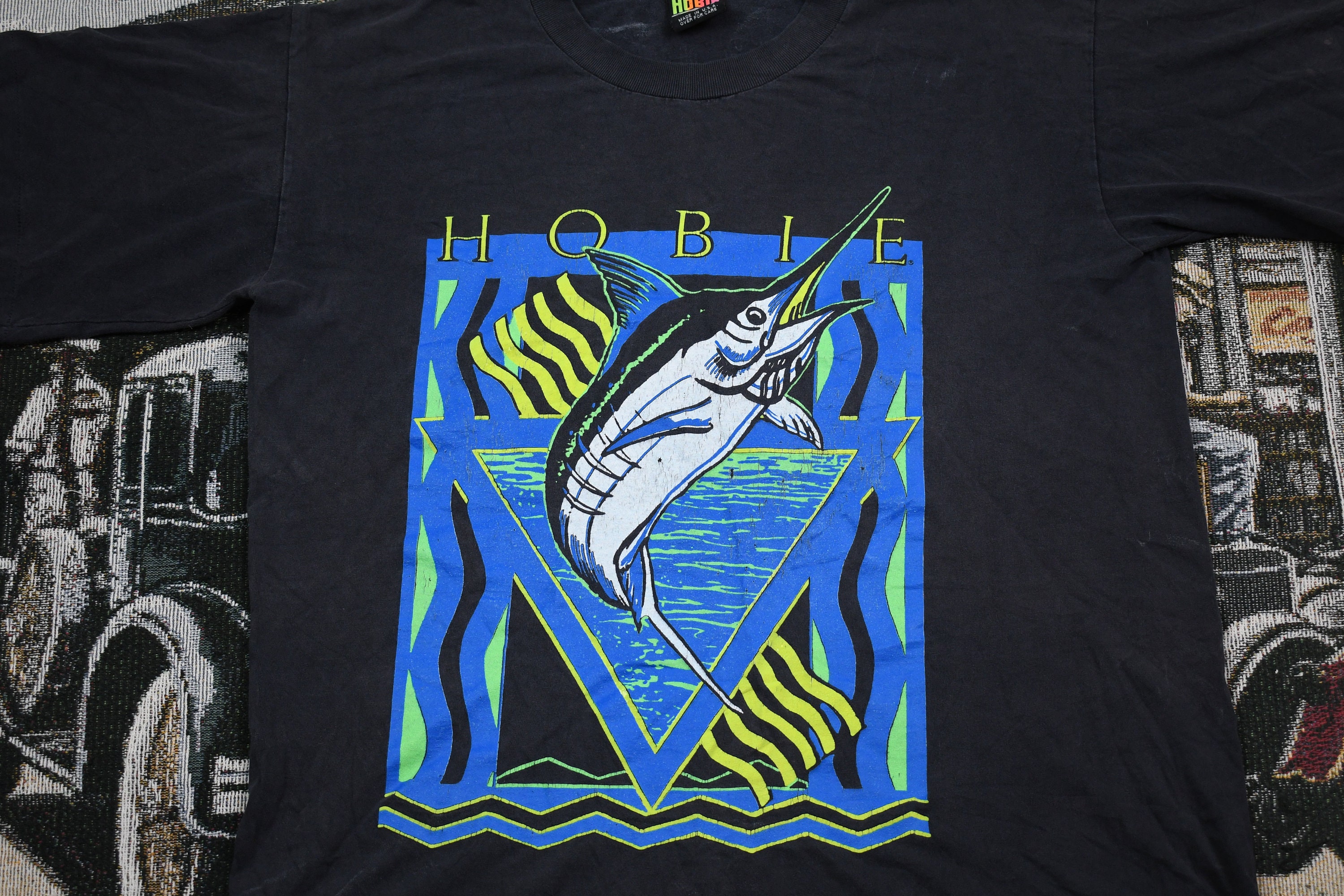 Vintage TShirt / Hobie Cat Company / Underwater Sea Graphic / Etsy