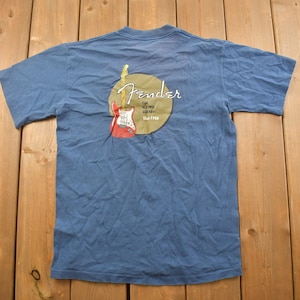 Vintage 1990s Fender Guitars Graphic T Shirt / Vintage T Shirt / Streetwear / Graphic Tee / Single Stitch