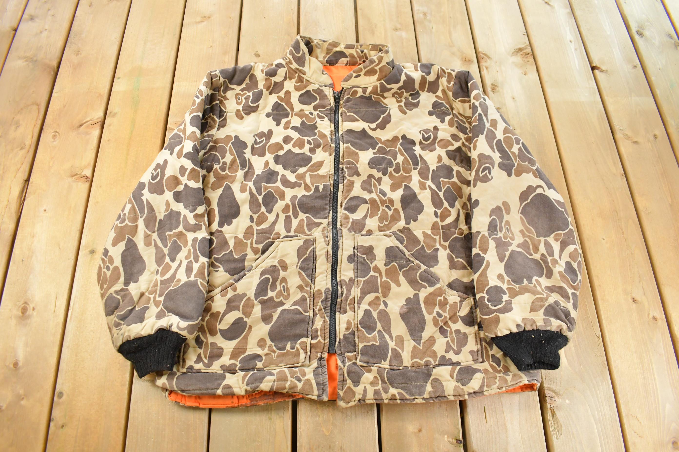 80s Camo Puffer - Etsy