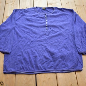 Vintage 1990s GreatLand Apparel Quarter Button Up Long Sleeve Shirt