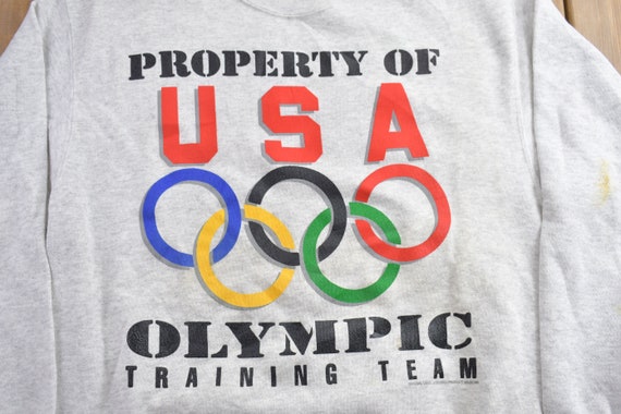 Vintage 1990s USA Olympic Training Team Crewneck … - image 4