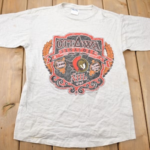 Vintage 1994 Ottawa Senators NHL Single Stitch T Shirt / Sportswear / Streetwear / Athleisure / 90s Hockey