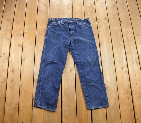 Vintage 1990s Dickies Denim Jeans Size 36x30 / Vintage Denim