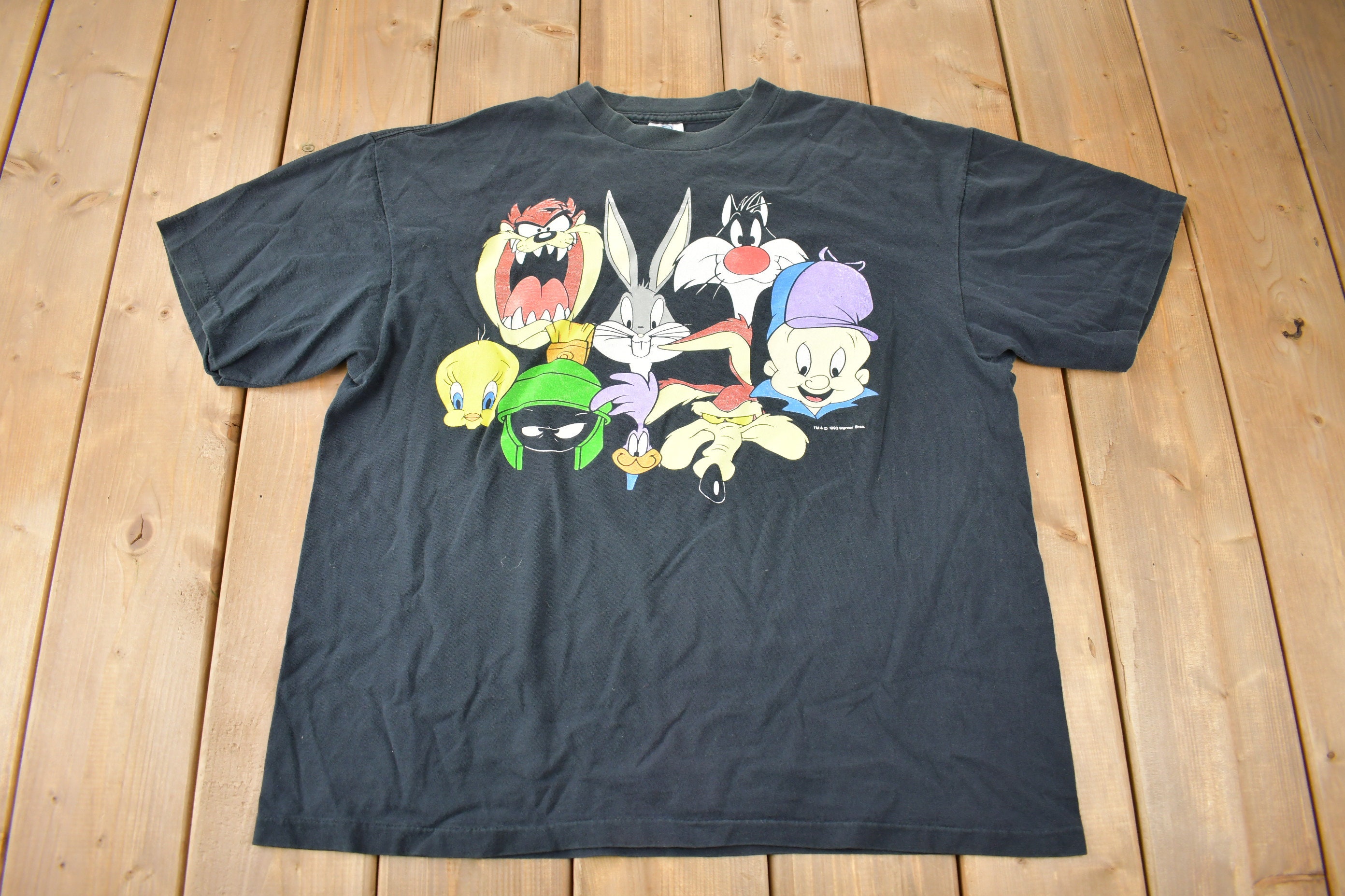 SUPER BEAVER Looney Tunes 半袖Tシャツ黒XL 激レア SUPER BEAVER Tシャツ ブラック 黒 古着 半袖Tシャツ 半袖 L