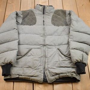 Vintage 1960s Goose Down Puffer Jacket / Vintage Bubble Jacket / Winter / Streetwear / Goose Down / Full Zip / Americas Finest