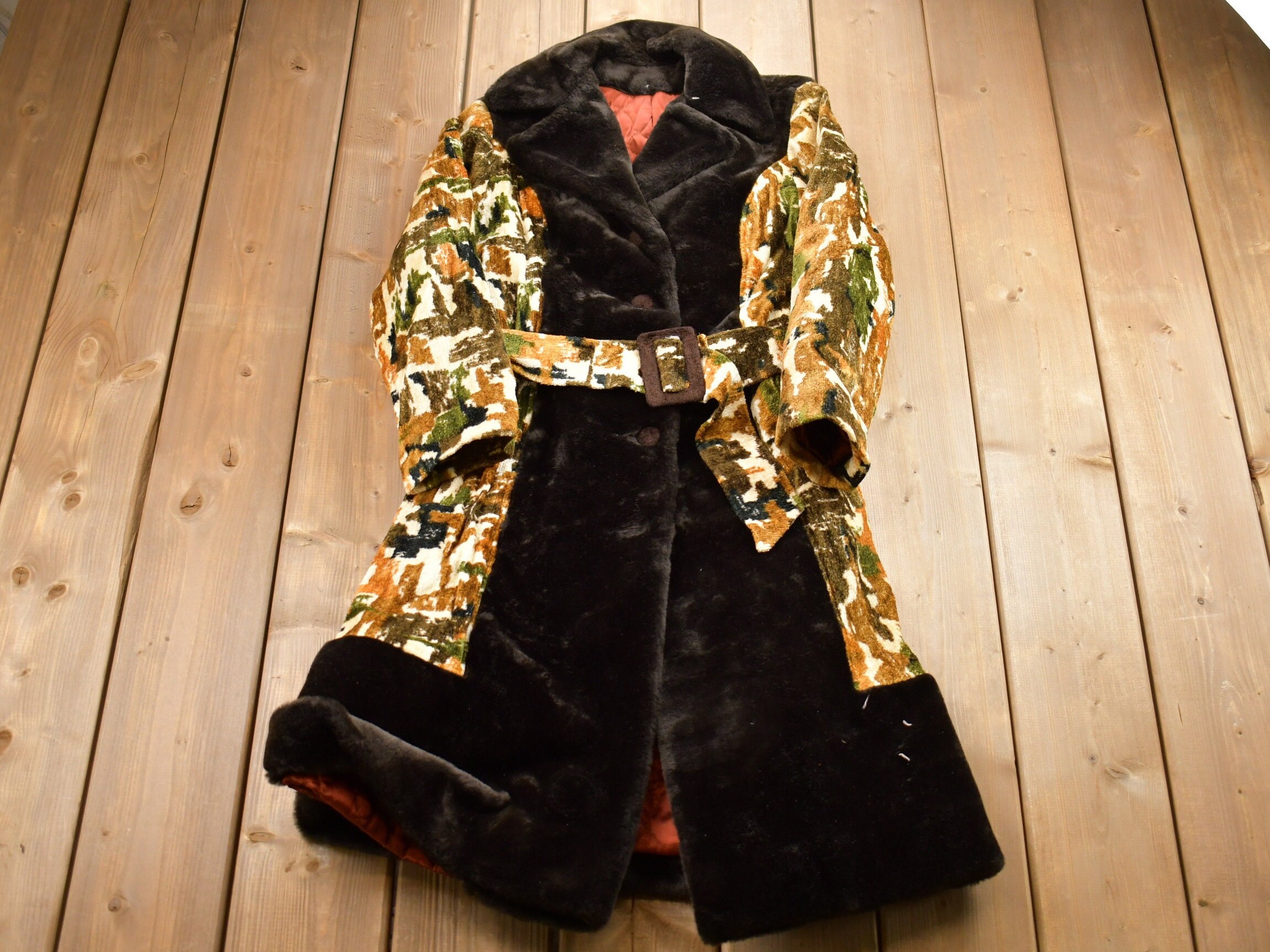 Vintage 1960s Junior Petite Fur Coat 
