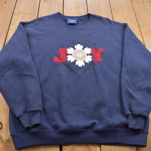 Vintage 1990s Oarsman JOY Crewneck Sweatshirt / 90s Crewneck / Made In USA / Essential / Streetwear / 90s