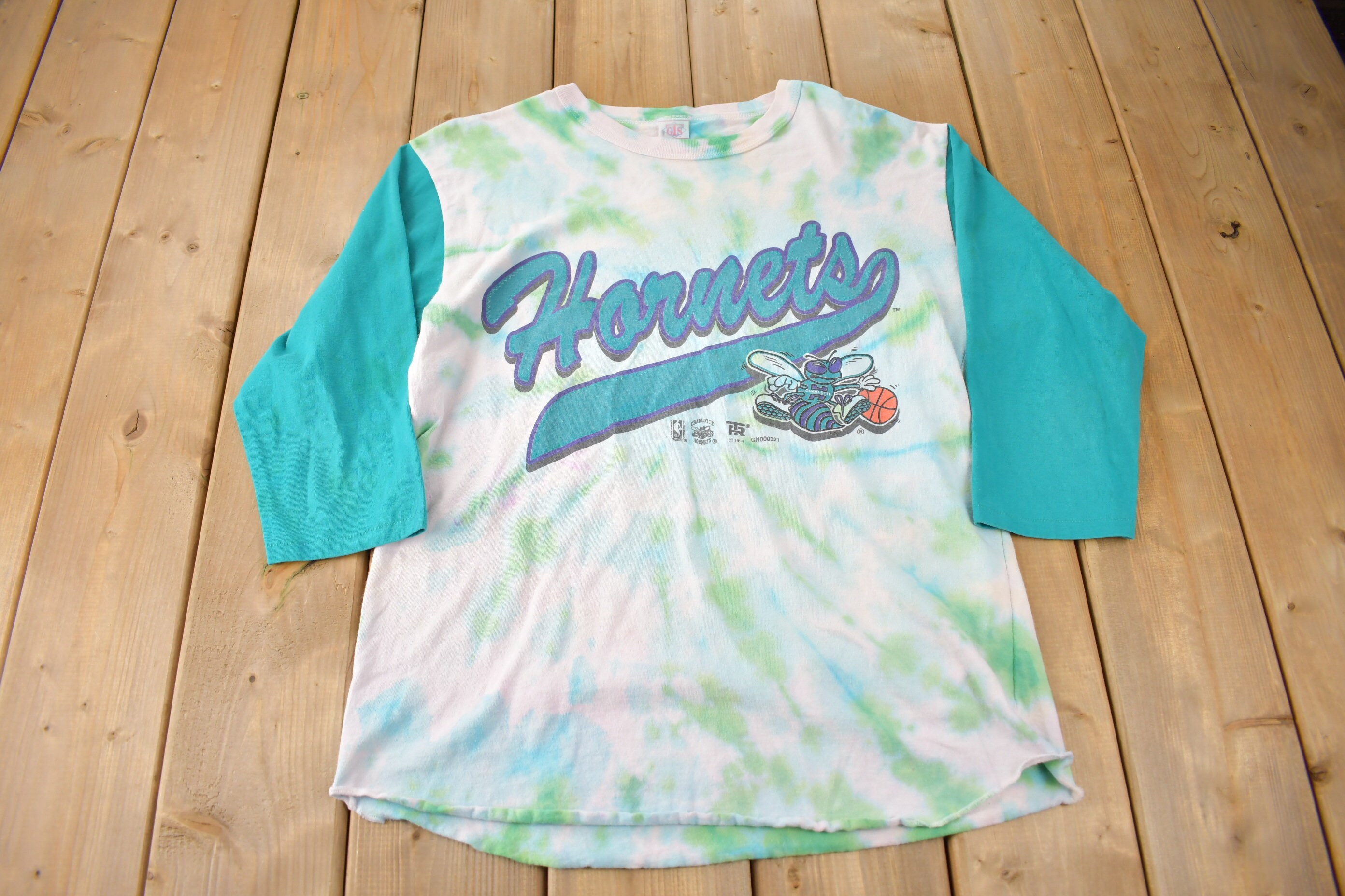 charlotte hornets tie dye shirt
