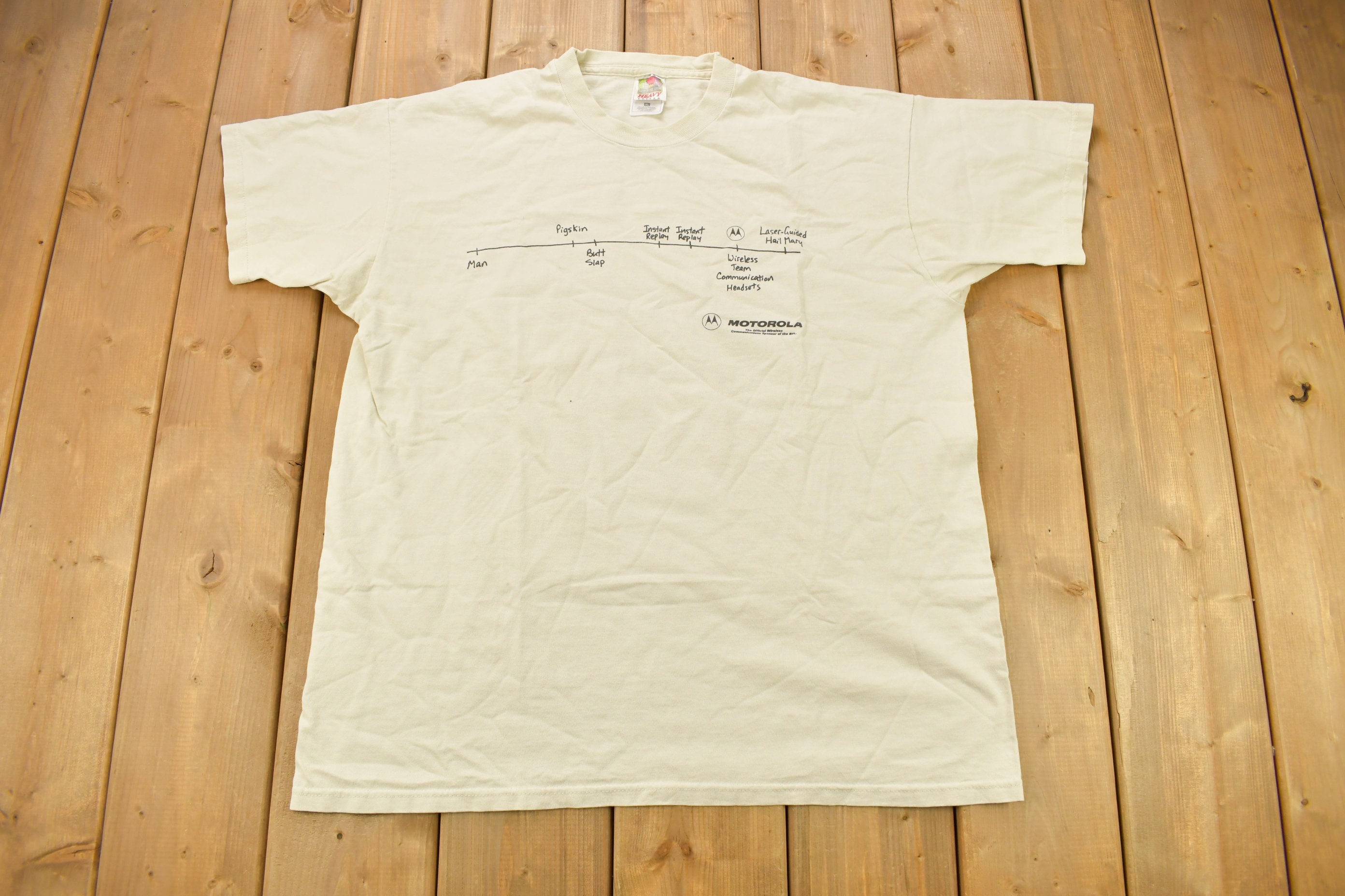 1990年代のヴィンテージ モトローラ グラフィック T シャツ 