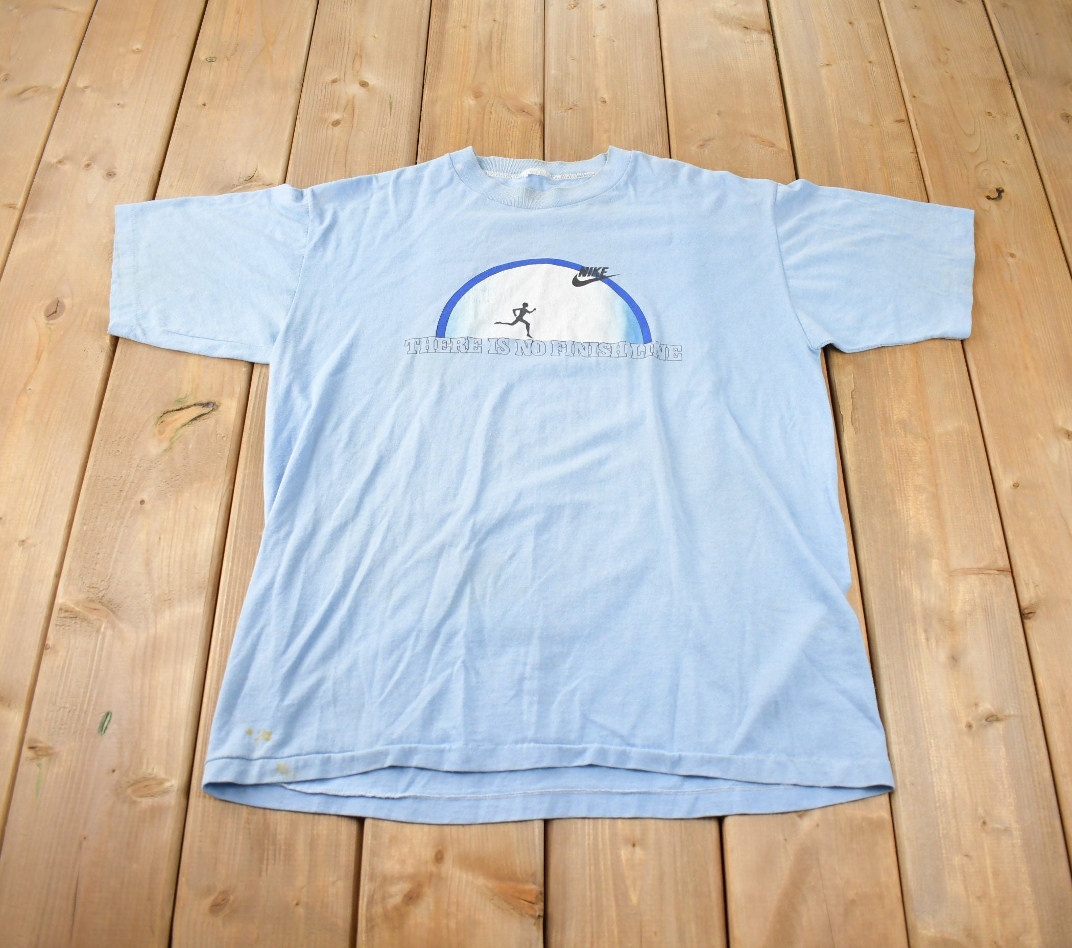 Vintage 1983 Nike There is No Finish Line Graphic T shirt Etsy Australia
