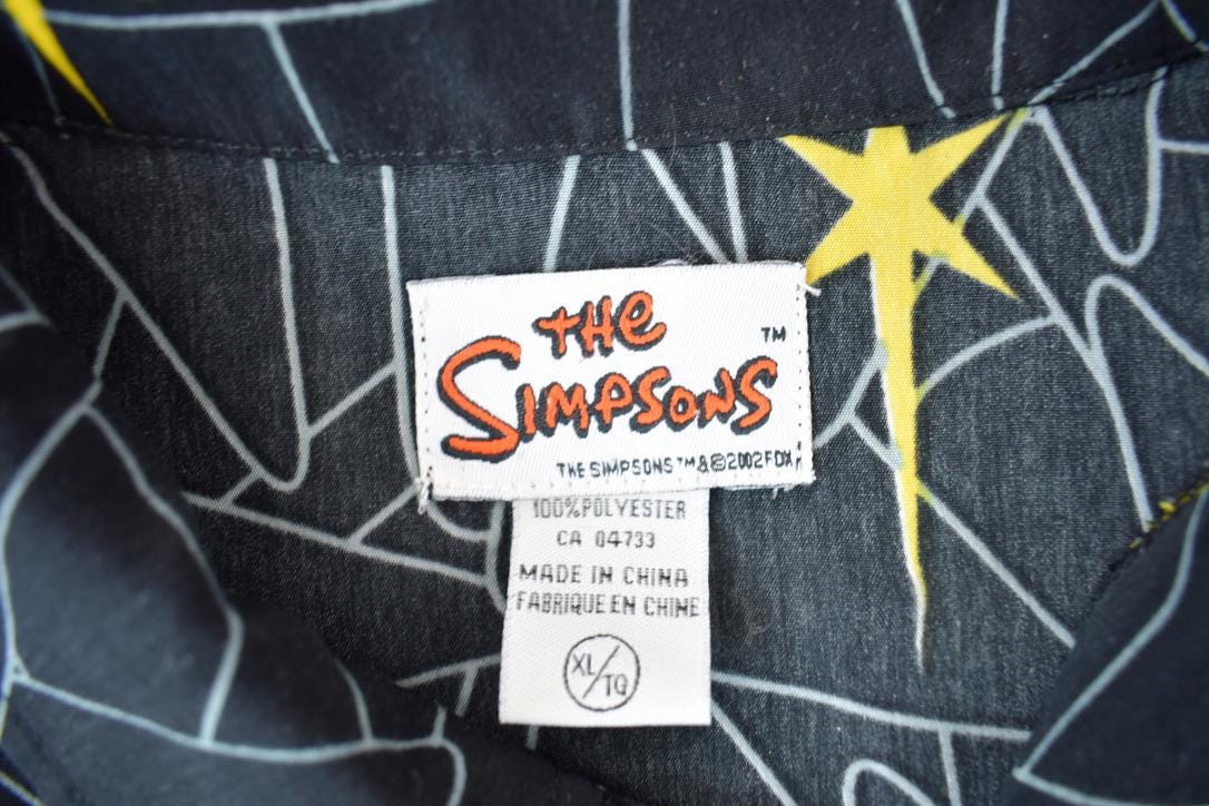 レア】2002年Simpsons シンプソンズ ボウリングシャツ L〜XL 【公式通販】