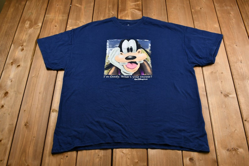 Vintage 1990s Goofy T-shirt / Disney / Vintage T-shirt / Mickey Mouse / Streetwear / Walt Disney World / Graphic Tee image 1