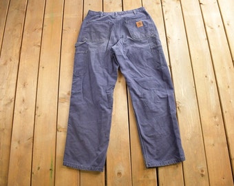 Vintage 1990s Carhartt Double Knee Work Pants Size 32 X 33 / 90s