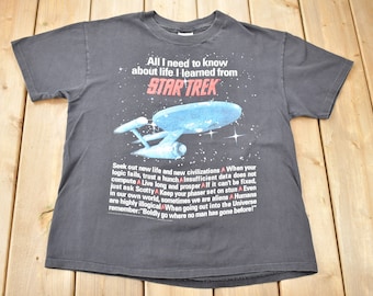 Vintage 1994 Star Trek USS Enterprise TV Promo T-shirt / Vintage