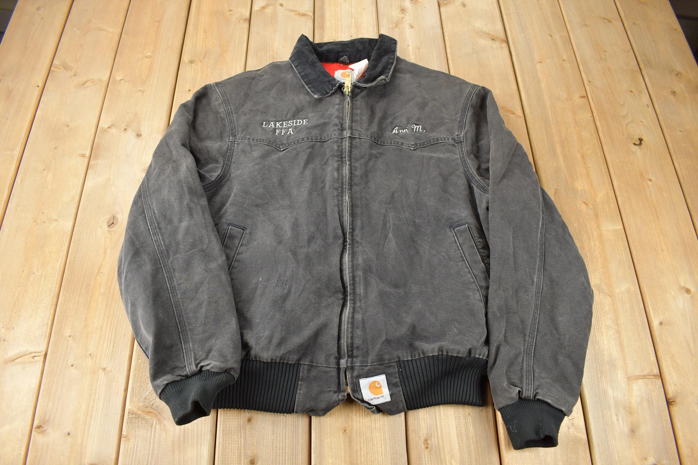 Carhartt Sun-Faded Distressed Zip-Up Hoodie Sweatshirt