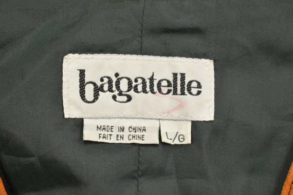 Vintage 1990s Bagatelle Suede Vest / Waistcoat / … - image 6