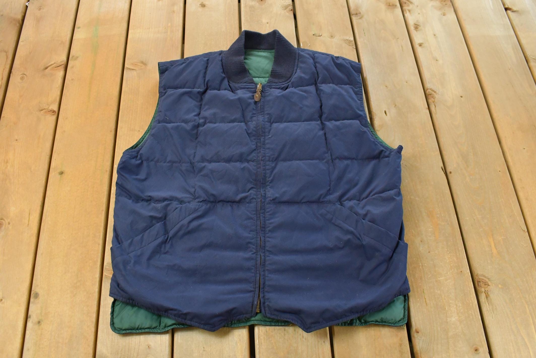 Eddie Bauer Down Vest L - Etsy