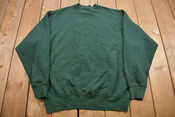 Vintage 1990s Blank BVD Crewneck Sweatshirt / 90s… - image 2