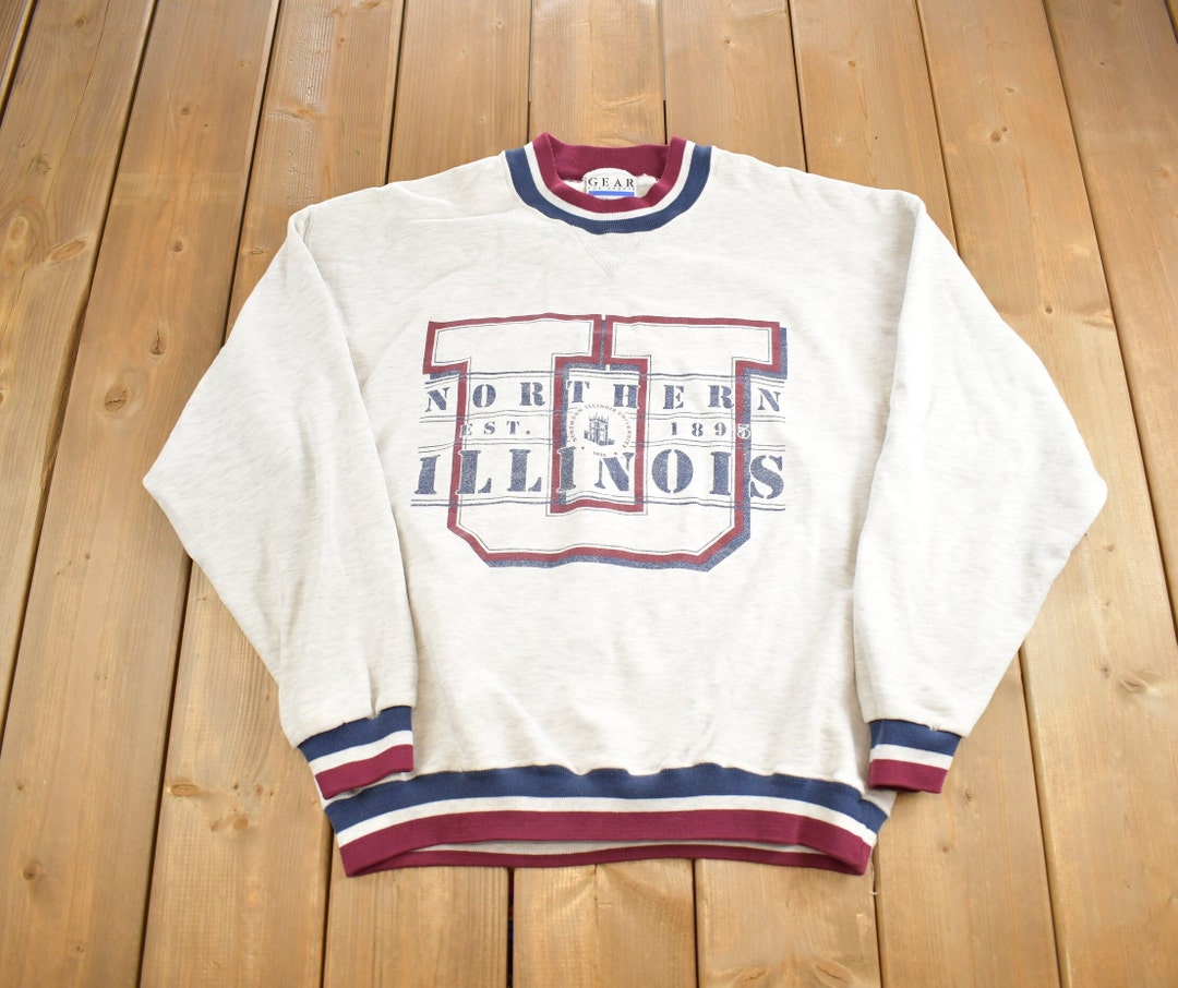 Vintage 1990s University of Northern Illinois Crewneck Made in USA - Etsy