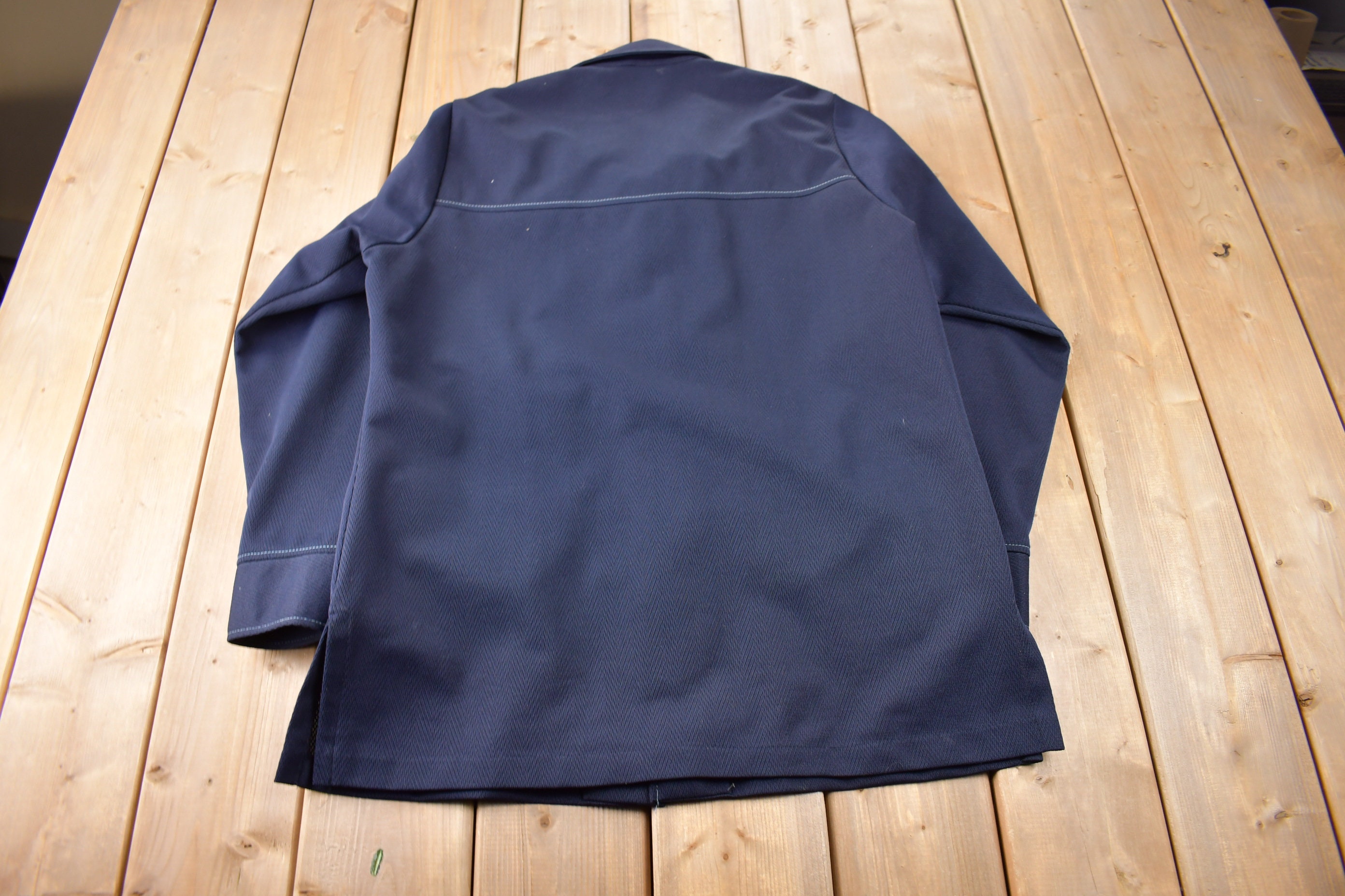 Vintage 1970s Levi's Panatela Tops Blue Western Style Button
