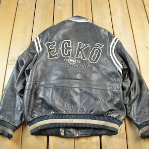Ecko Leather Jacket - Etsy