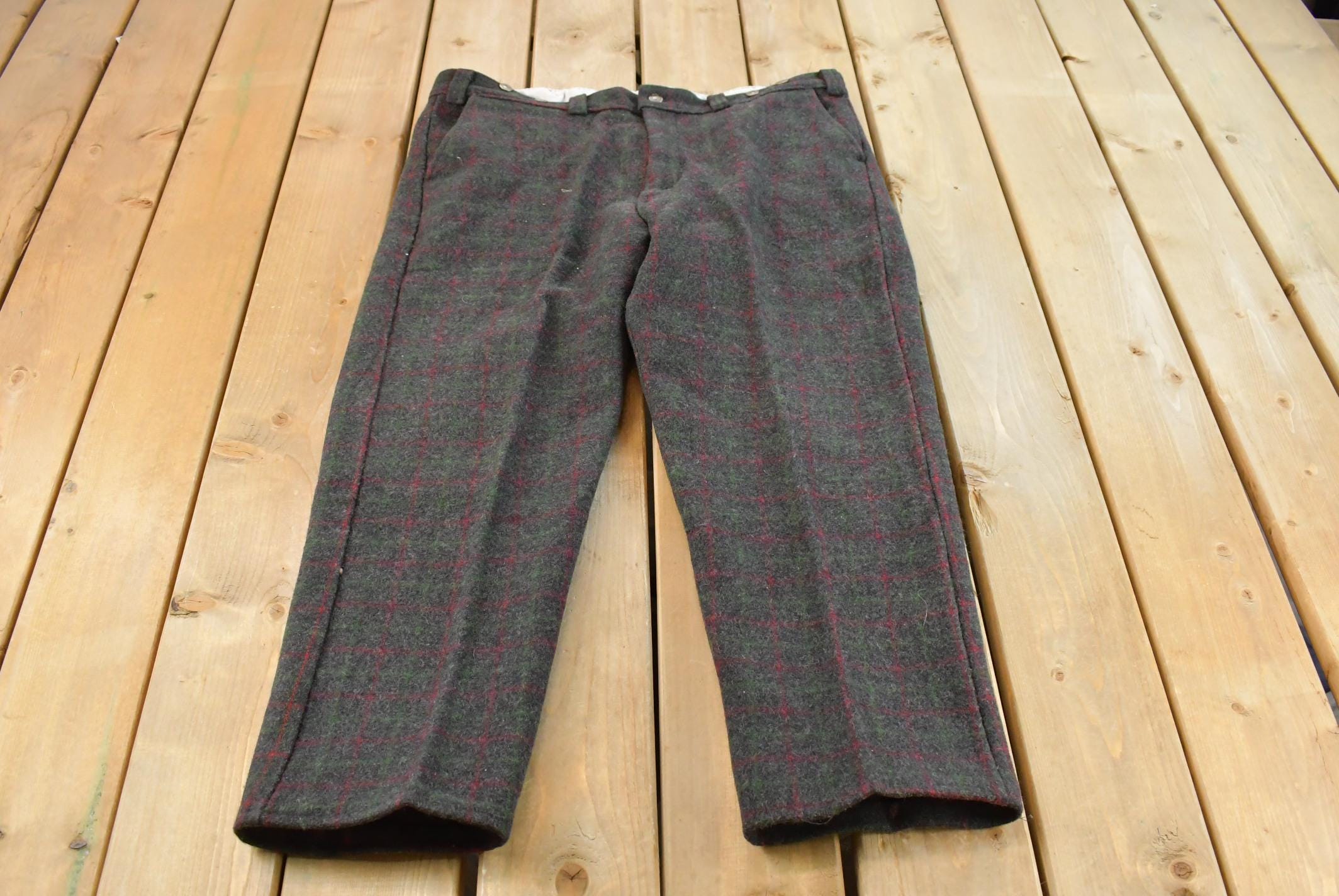 Vintage Wool Pants - Etsy