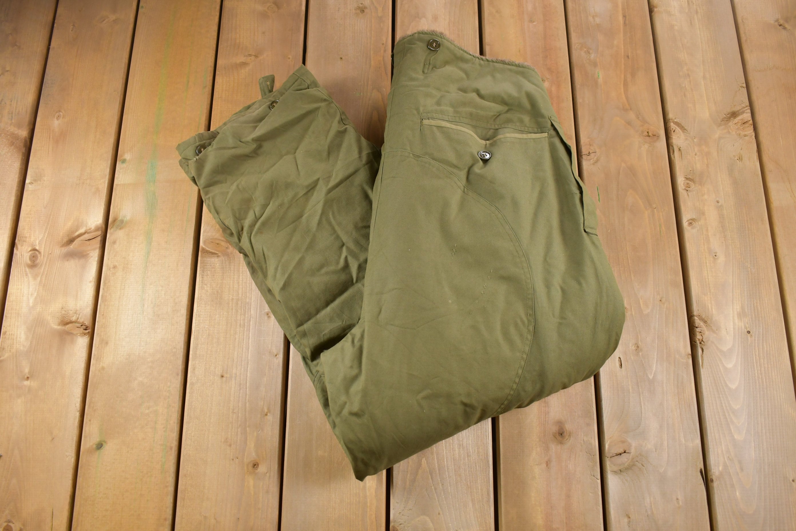 vintage military snow pants