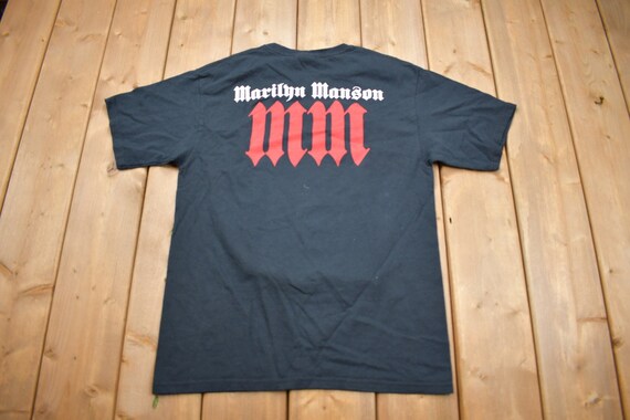 2004 MARILYN MANSON バンド Tシャツ Vintage 2004 Marilyn Manson Graphic T Shirt / Giant / Manson