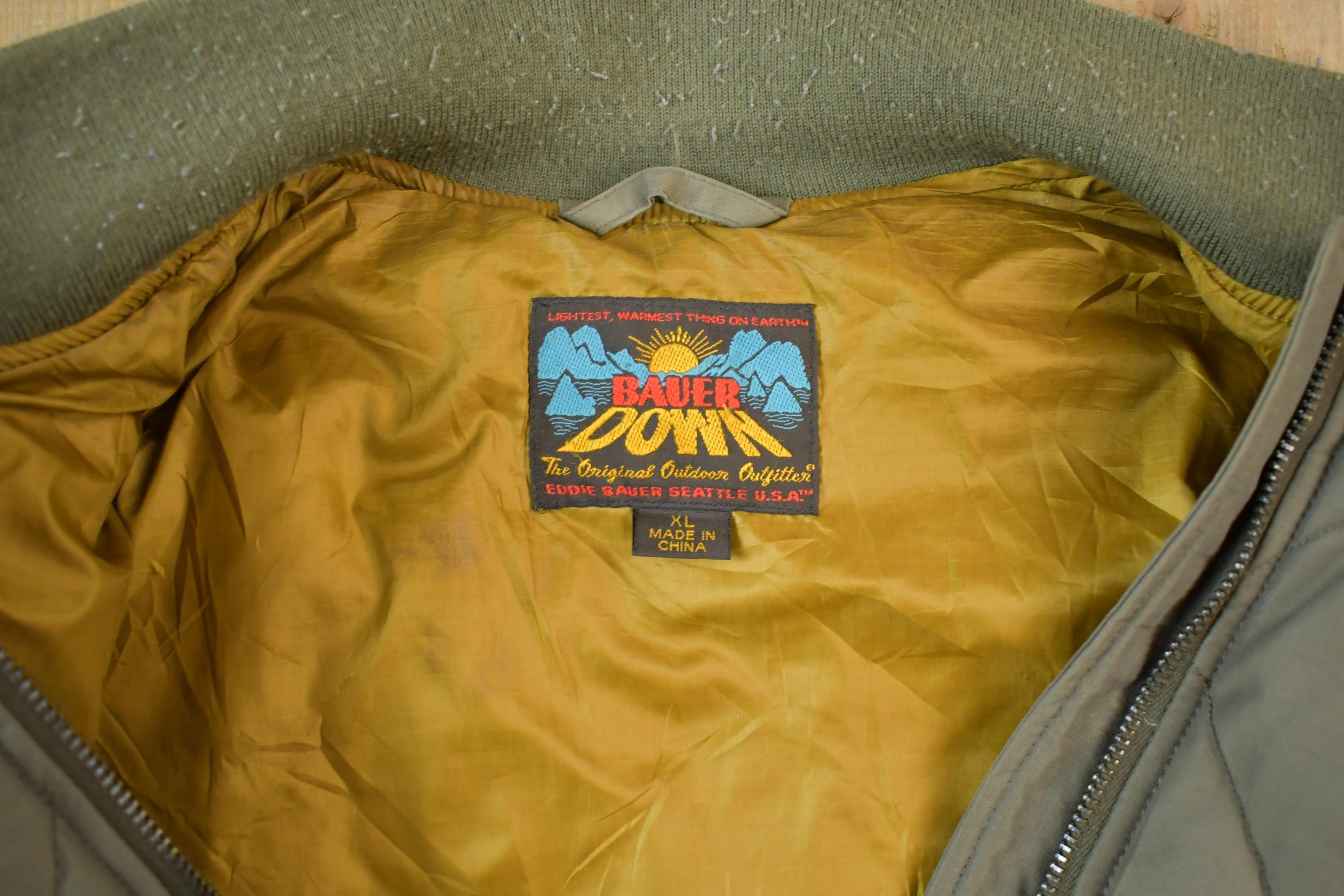 Vintage 1990s Eddie Bauer / Bauer Down Goose Down Puffer Jacket - Etsy