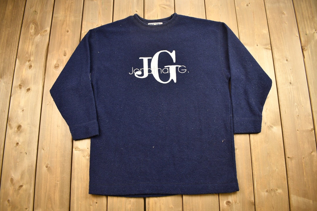 Vintage 1990s Jonathan G Jeans Apparel Fleece Crewneck Sweater ...