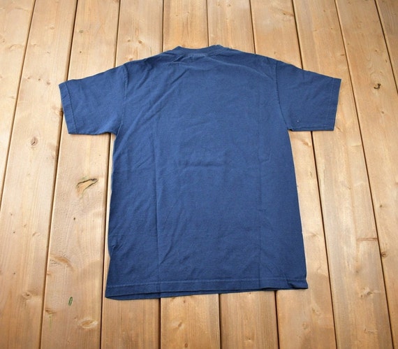 T-shirt Vintage FRUIT OF THE LOOM San Francisco Années 90 – Rouge – Brodé – Taille L