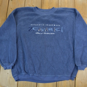 Vintage 1990s Cavaric Fleece Sweater / Vintage Fleece / Winter Sweater / Outerwear