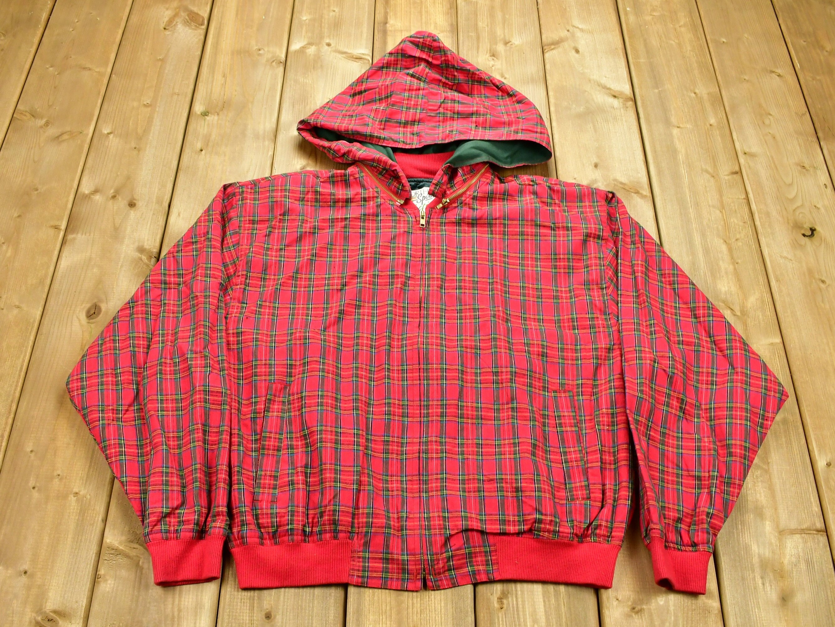 90s UK Vintage NKS Zipper Hunting Vest, Oilcloth, Neo