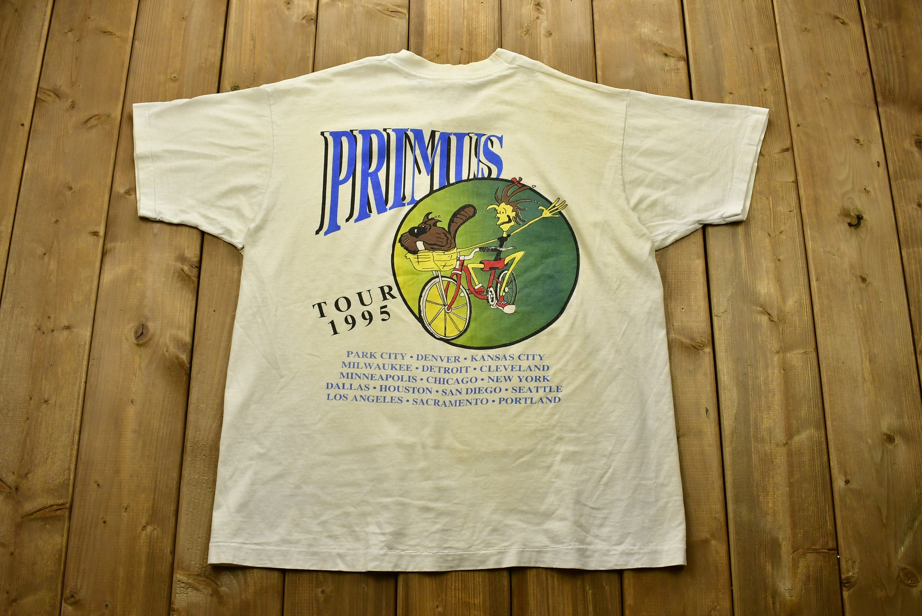Vintage 1995 Primus Tales From the Punchbowl Tour Band T