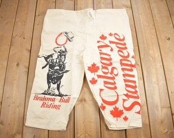 Vintage 1990s Sweet Sacks Ohio Printed Sugar Sack Shorts