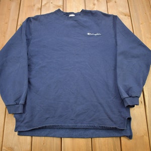 Vintage 1990s Champion Small Logo Crewneck Sweatshirt / Vintage Champion / Vintage Pullover / Streetwear / Athleisure Sportswear