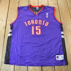 Koszulka mistrzowska NBA Vince'a Cartera z lat 90. Toronto Raptors z lat 90. / Koszulka mistrzowska NBA Vince'a Cartera z lat 90. / Koszulka mistrzowska NBA / Koszulka fanowska NBA z lat 90. / Koszulka mistrzowska NBA Vince'a Cartera ...