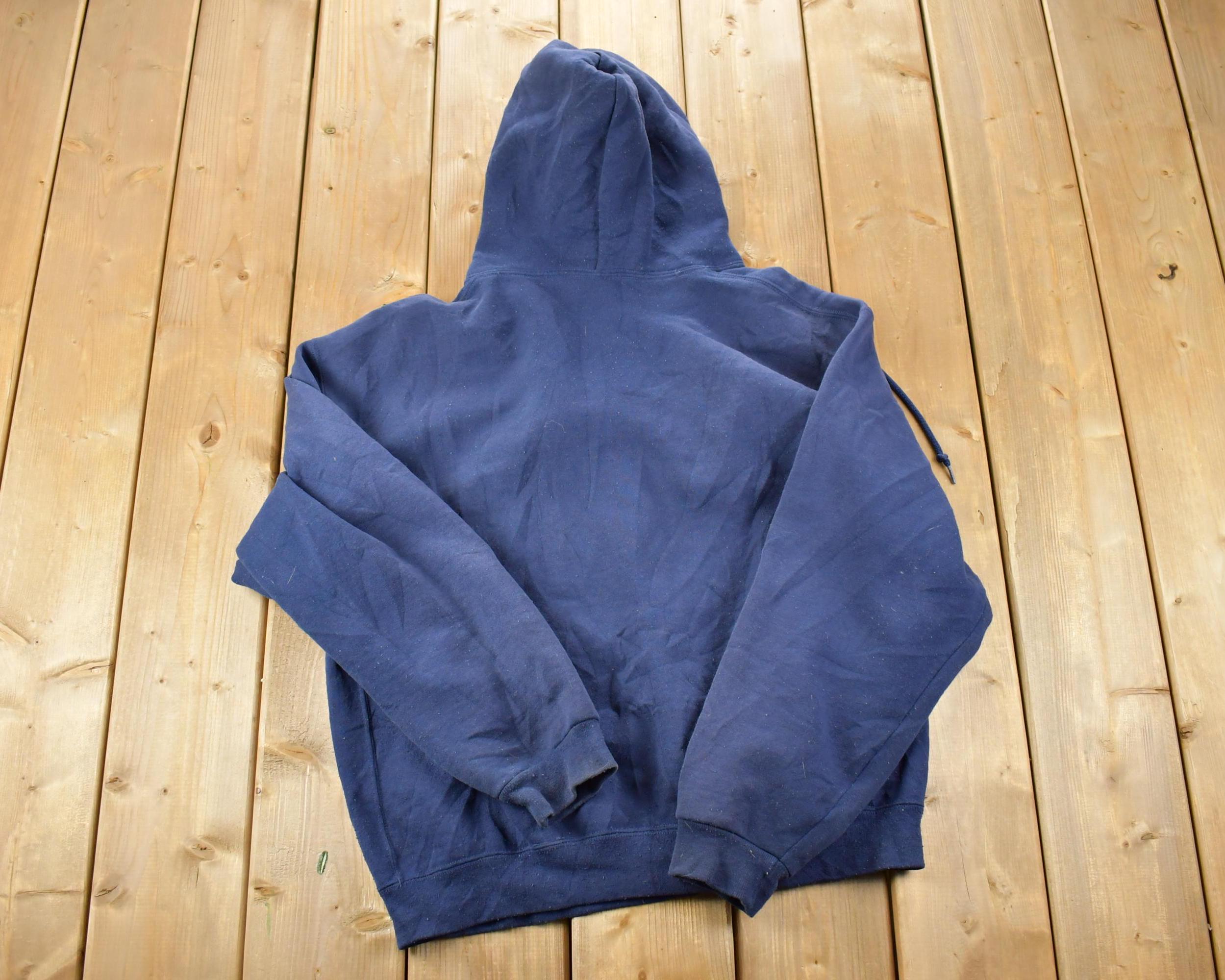 USA製 90's RUSSELL ATHLETIC Sweat Vintage 1990s Russell Athletics Blank Zip up Hoodie Sweatshirt