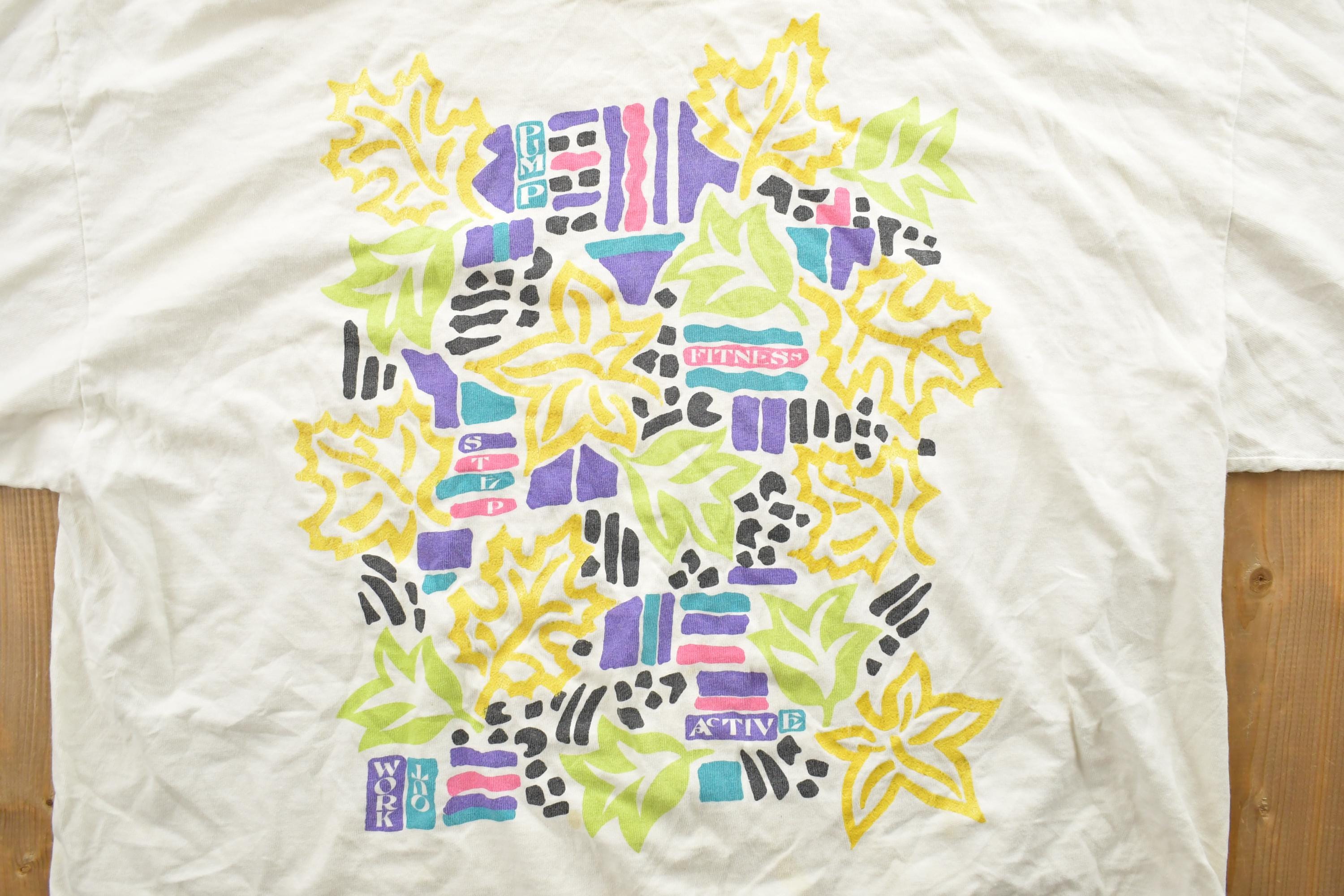 トップス 90s Body Detals Art T-shirt Jerzees ZT Vintage 90s White Painted Horses Graphic Tee | eBay