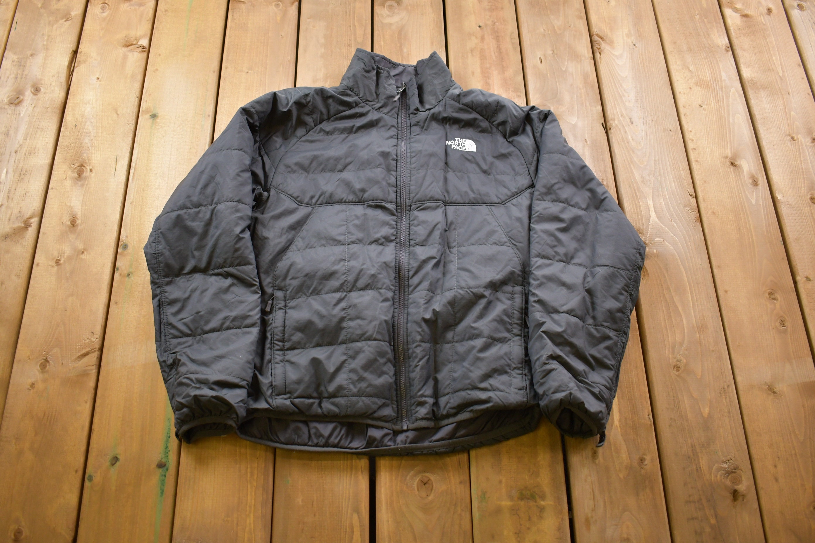 Vintage 1990s the North Face Puffer Jacket / Goose Down Fill 