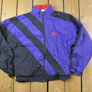 Vintage 1990s reebok Zip Up Windbreaker Jacket