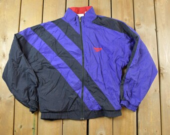 Vintage reebok windjack met ritssluiting uit de jaren 90