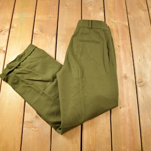 Vintage 1990 Lauren Ralph Lauren Lambswool Hose Size 8 / Ralph Lauren Women's / Wollhose / Vintage Polo / Grüne Hose