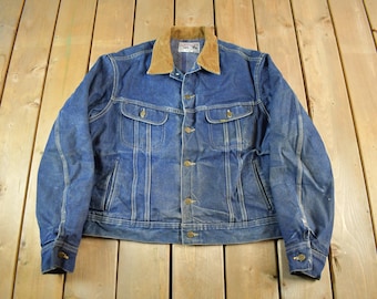 WOW 60s Vintage Lee Men's 101LJ Storm Rider Wool Blanket Lined