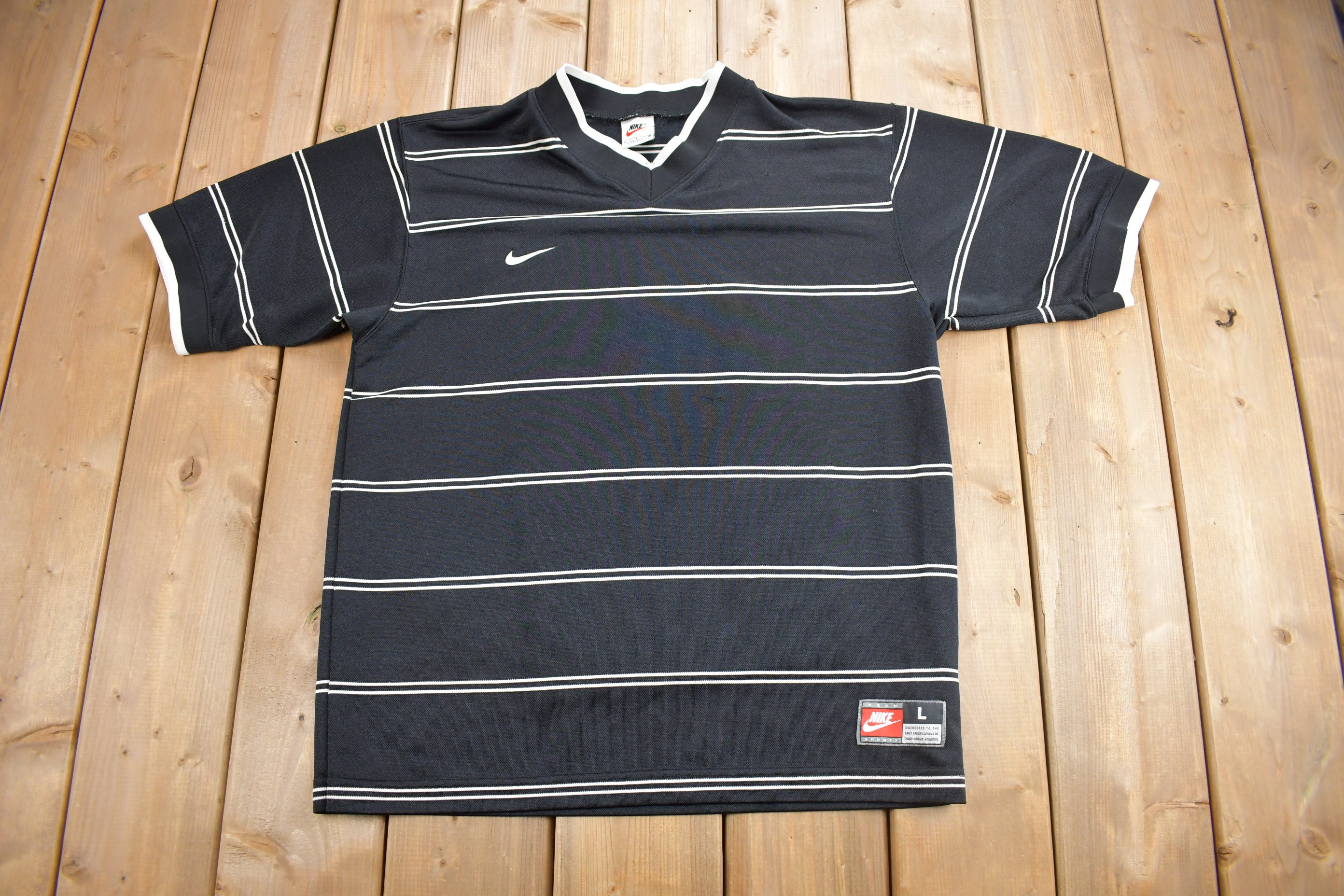 Vintage 1990s Nike Jersey Style T Shirt / 90s / Vintage Vintage 1990s Nike Jersey Style T Shirt / 90s / Vintage