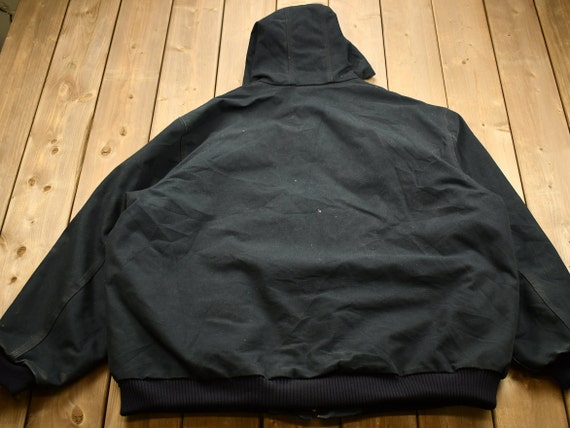 Vintage 90s Carhartt Jacket Full Zip With Hood / Workwear Vintage 90s Carhartt Jacket Full Zip With Hood / Workwear