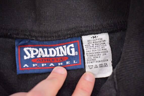 Vintage 1990s Spalding Athletic Quarter Zip Sweat… - image 3