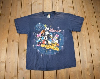 Vintage Disney Mickey Unlimited Cartoon Promo T-shirt jaren 90 / T-shirt jaren 90 / Vintage Mickey Mouse / Made in USA / Disney T-shirt jaren 90