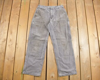 Vintage 1990s Carhartt Double Knee Work Pants Size 29 X 27.5