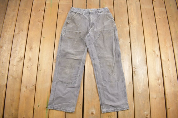 Vintage 1990s Carhartt Double Knee Work Pants Size 29 X 27.5